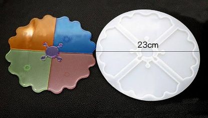 Picture of 4 IN 1 Pizza Puzzle coaster