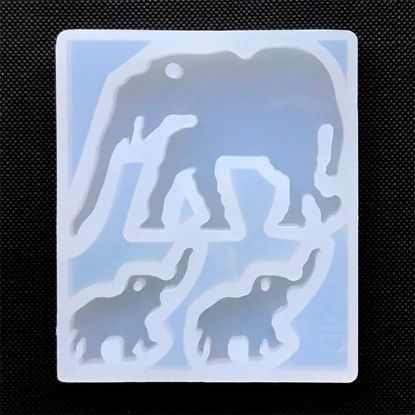 Picture of Elephant pendant and earrings mould