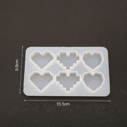 Picture of 6 in 1 hearts Mould.
