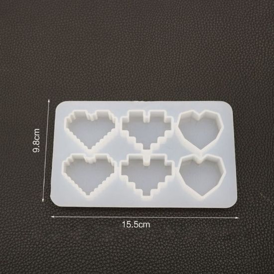 Picture of 6 in 1 hearts Mould.