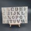 Picture of Metal Sticker Fancy Single  Alphabet