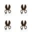 Picture of Antique Scissor Charm- 4 Pcs