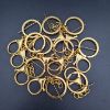 Picture of Lobster Keychain Rings 10 Pcs Golden
