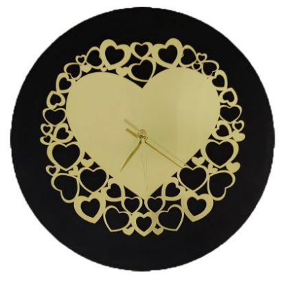 Picture of Golden Acrylic Ring-19 for Clock- With 12" MDF Clock Base