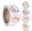 Picture of Round Kids Sticker Unicorns2