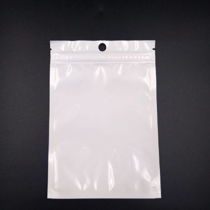 Picture of White Ziplock Pouch - 10.5 x 15