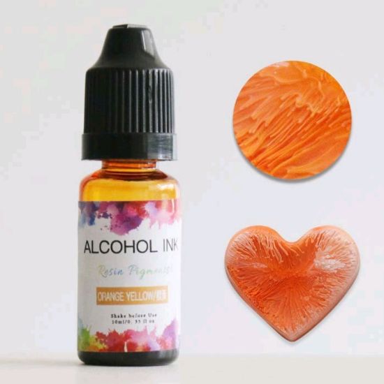 Picture of 3D Alcohol ink - Orange Yellow