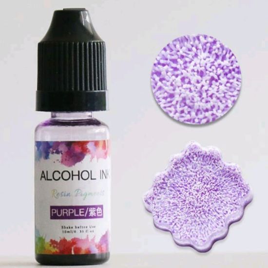 Picture of 3D Alcohol ink - Purple