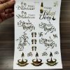 Picture of Faux Metal Stickers- Non Peel- Diwali Mix