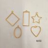 Picture of Gold Hollow Bezels set of 5