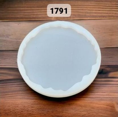 Picture of 3" Agate Round Coaster and Photo Keychain Mould (Withou Hole)