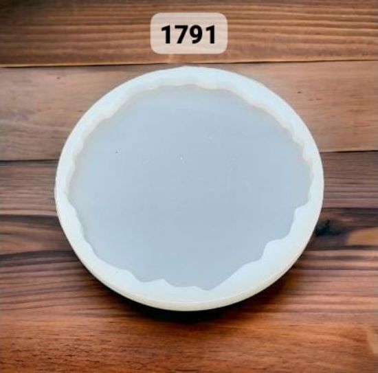 Picture of 3" Agate Round Coaster and Photo Keychain Mould (Withou Hole)