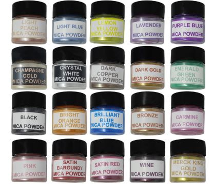 Picture of Pearl Mica Powder set of 20 shades