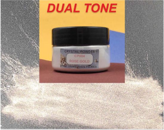 Picture of Two Tone Rose Gold Crystal Powder