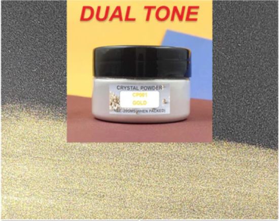 Picture of Two Tone Gold Crystal Powder