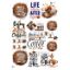 Picture of Insert Sheet- Coloured Coffee Love 4