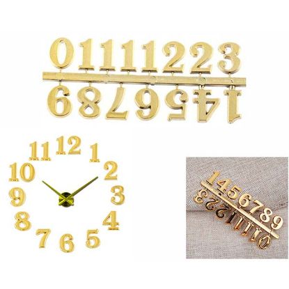 Picture of Plastic 12 Clock Numbers  - 1 Inch