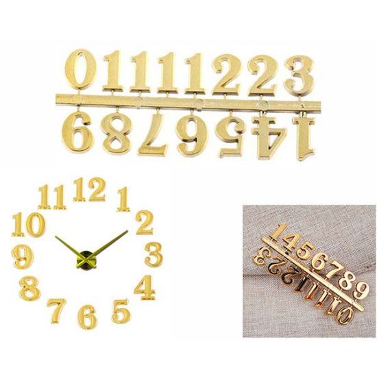 Picture of Plastic 12 Clock Numbers  - 1 Inch