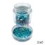Picture of Holographic Hexa Glitters- Turquoise Blue