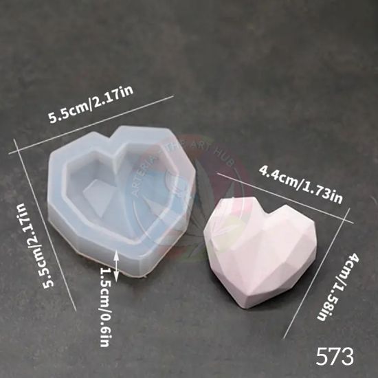 Picture of 2 in 1 Heart Tea Light Holder and Paper weight Small