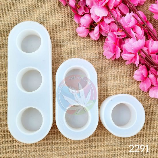 Picture of Capsule Tea Light Holder Mould- Set of 3 Pieces