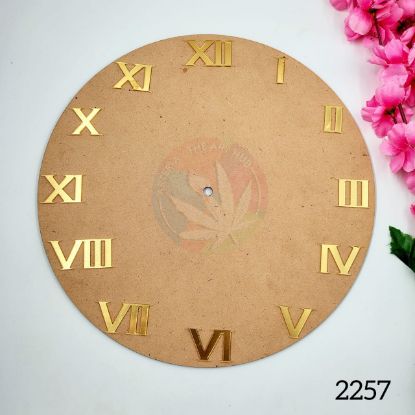 Picture of Acrylic 12 Roman Clock Numbers - Gold - 1 Inch  
