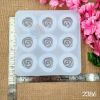 Picture of 9 Cavity 3D Rose Flower Mould