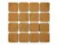 Picture of 20mm Square Cork Sticker