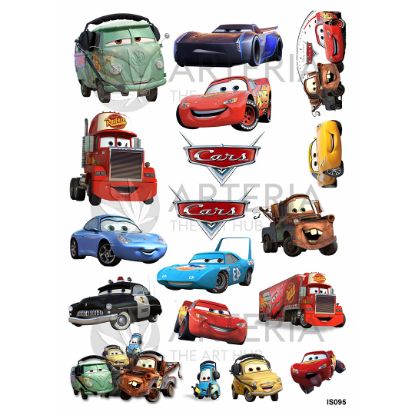 Picture of Insert Sheet- Coloured Cars