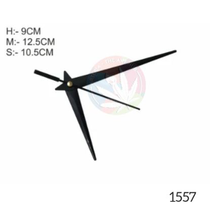 Picture of Plain Clock Hands- Clock Needles - Small- Black