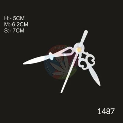 Picture of Maharaja Clock Hands- Clock Needles  Small Silver