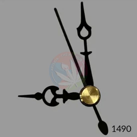 Picture of Designer Clock Hands- Clock Needles  Mini Black