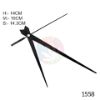 Picture of Plain Clock Hands- Clock Needles - BIG- Black
