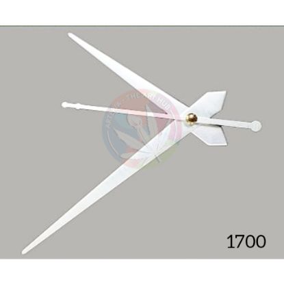 Picture of Plain Clock Hands- Clock Needles - Small B- Silver