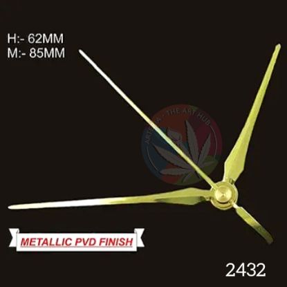 Picture of Designer Clock Hands - clock needles medium golden  