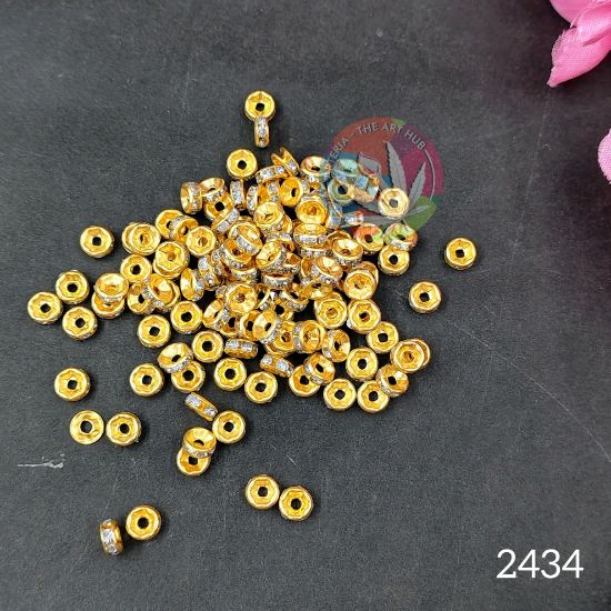 Picture of Golden Stone Diamond rings - 4mm