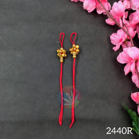 Picture of  Rakhi Thread With Ghunghroo - Red