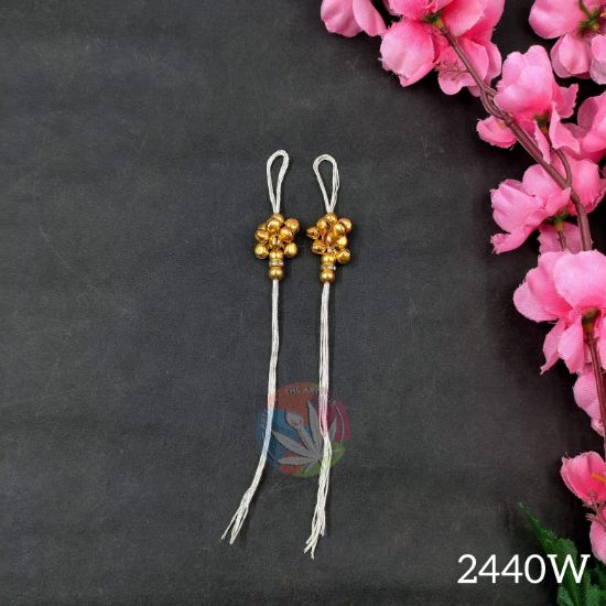 Picture of  Rakhi Thread With Ghunghroo - White