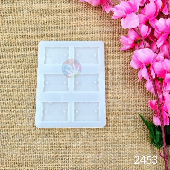 Picture of 6 Cavity agate rectangle rakhi & bracelet mould