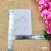 Picture of 6 Cavity round rakhi & bracelet mould 