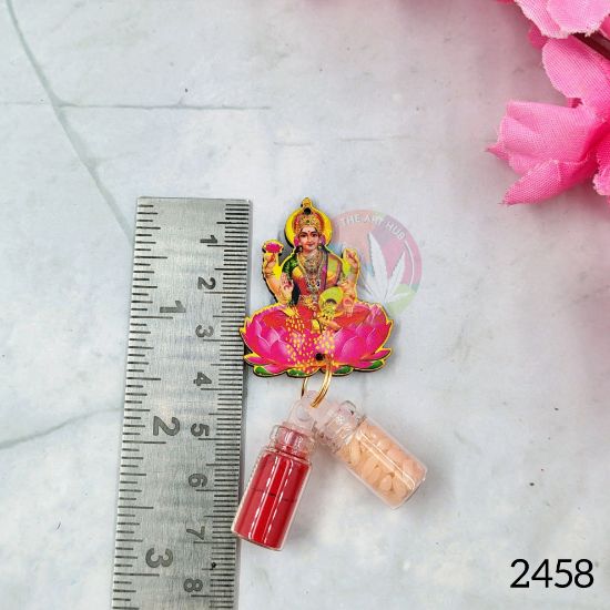 Picture of kumkum Chawal bottle set - Laxmi Ji