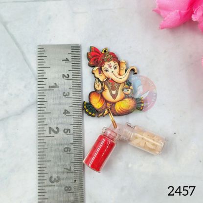 Picture of kumkum Chawal bottle set - Ganpati JI