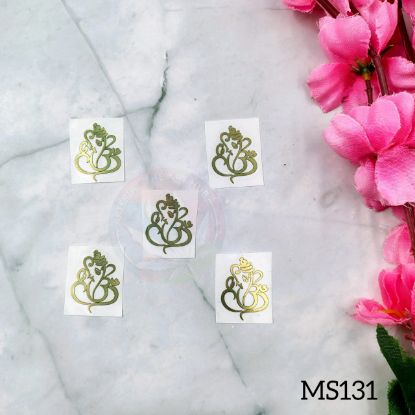 Picture of Metal sticker- Ganpati Mini [5Pcs]