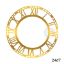 Picture of  Acrylic Clock ring Golden - 12" with MDF 
