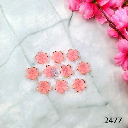 Picture of Acrylic cherry blossom flowers - Peach