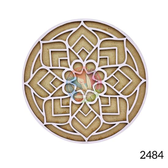 Picture of MDF Rangoli - 12" - J