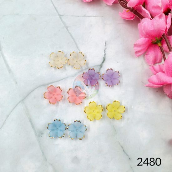 Picture of Acrylic cherry blossom flowers - Mix