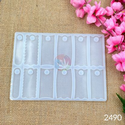 Picture of 12 Cavity Keychain & Bookmark Mould