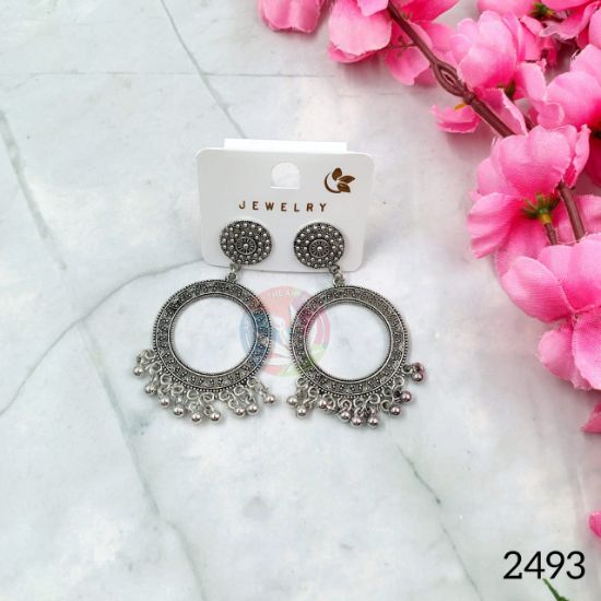 Picture of Oxidised Jhumka Silver - 1