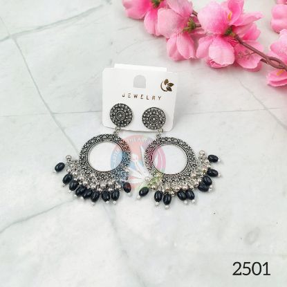 Picture of Oxidised Jhumka Silver - 4